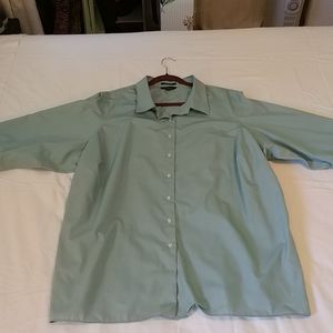 Land's End 3/4 sleeve dress shirt